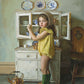 Scarlett with Dishes
