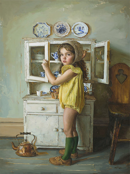 Scarlett with Dishes Gallery Wrap