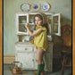 Scarlett with Dishes