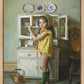 Scarlett with Dishes