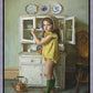 Scarlett with Dishes