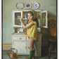 Scarlett with Dishes