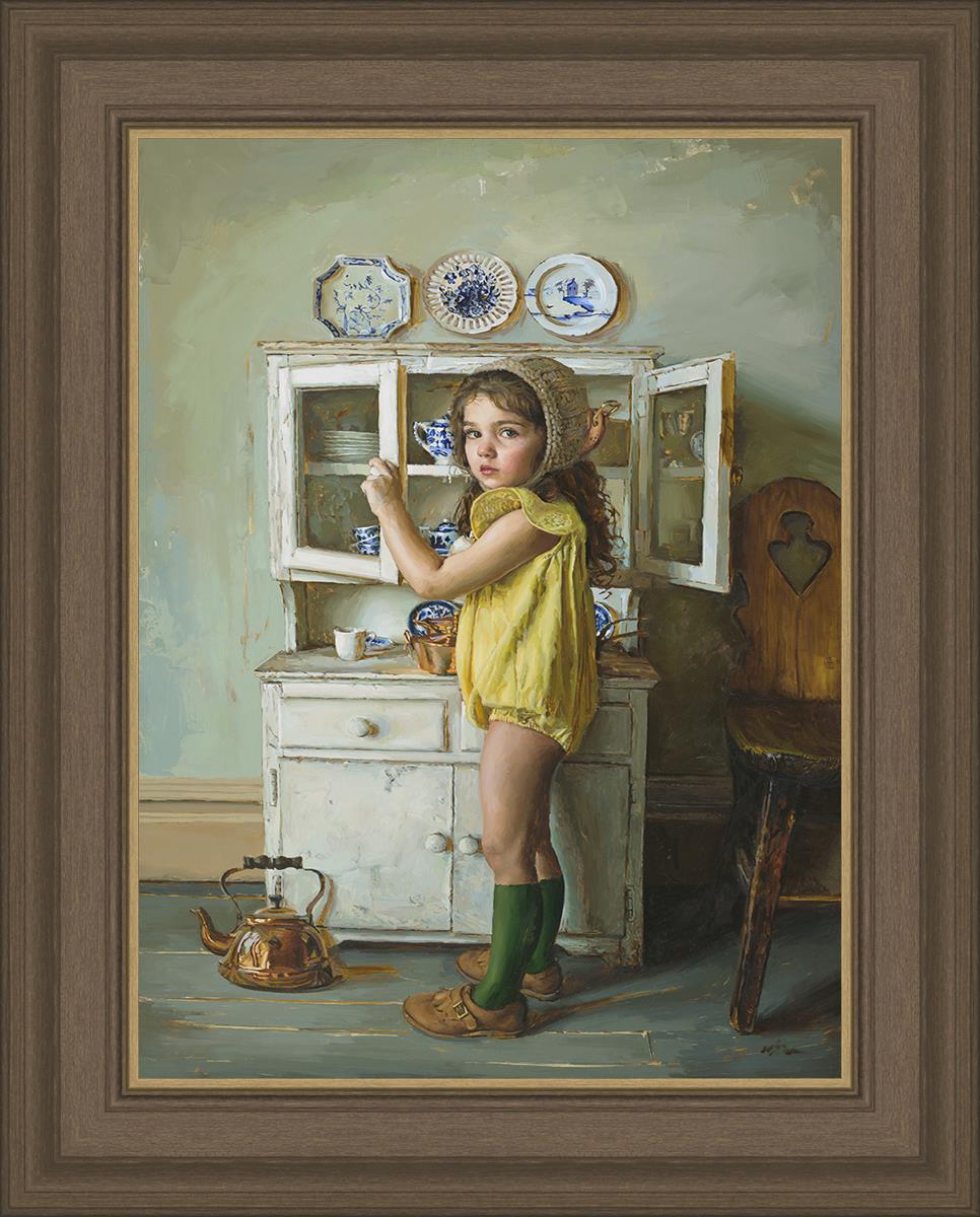 Scarlett with Dishes
