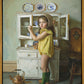 Scarlett with Dishes