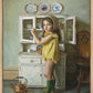 Scarlett with Dishes