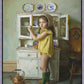 Scarlett with Dishes