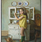 Scarlett with Dishes