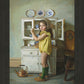 Scarlett with Dishes