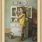 Scarlett with Dishes