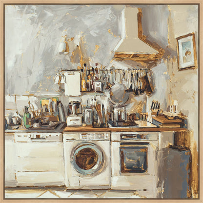 Parisian Kitchen Gallery Wrap