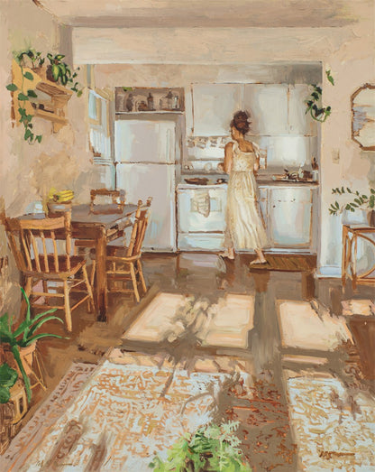 As the Lengthening Shadows Merge Large Wall Art Gallery Wrap