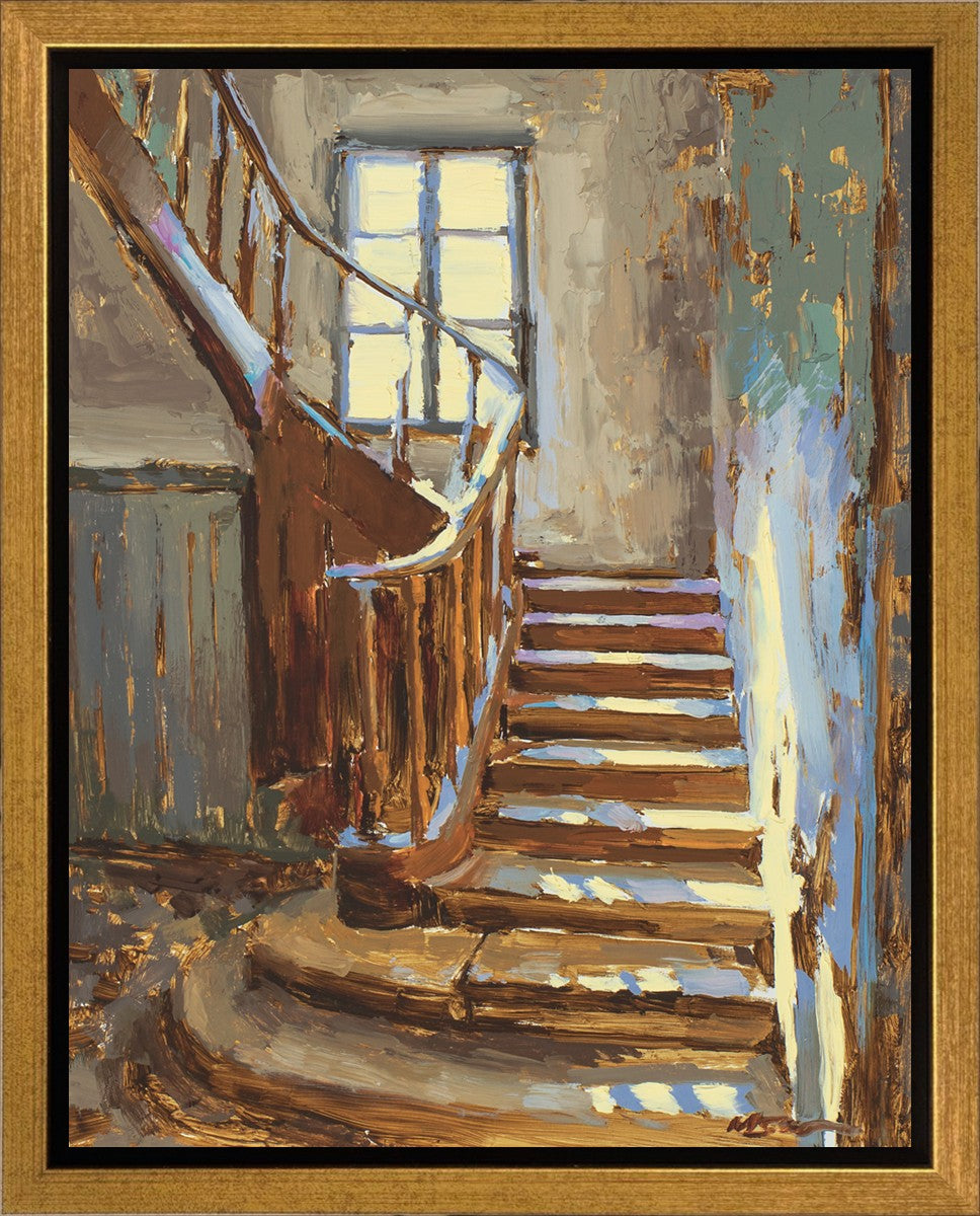 The Winding Ancient Stair Gallery Wrap