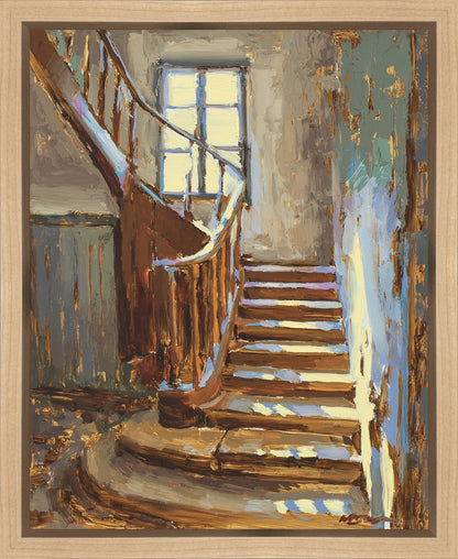 The Winding Ancient Stair Gallery Wrap