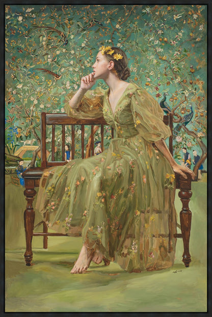 Now Spring has clad The Grove in Green Large Wall Art Gallery Wrap