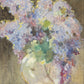 Hydrangeas in a Glass Vase
