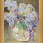 Hydrangeas in a Glass Vase