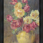 Red and Yellow Roses in a Vase