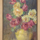 Red and Yellow Roses in a Vase