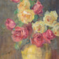 Red and Yellow Roses in a Vase