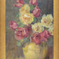 Red and Yellow Roses in a Vase