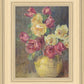 Red and Yellow Roses in a Vase