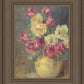 Red and Yellow Roses in a Vase