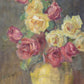 Red and Yellow Roses in a Vase