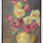 Red and Yellow Roses in a Vase