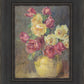 Red and Yellow Roses in a Vase