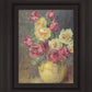 Red and Yellow Roses in a Vase