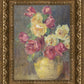 Red and Yellow Roses in a Vase