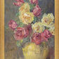 Red and Yellow Roses in a Vase