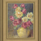 Red and Yellow Roses in a Vase