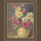 Red and Yellow Roses in a Vase