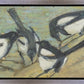 Magpies with Cattle Skull