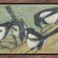 Magpies with Cattle Skull