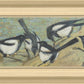 Magpies with Cattle Skull