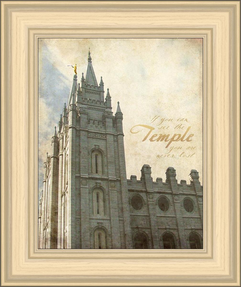 Salt Lake Temple Antiqued
