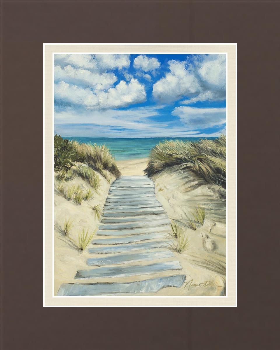 Enjoy the Beauty on your Broken Path Seashore