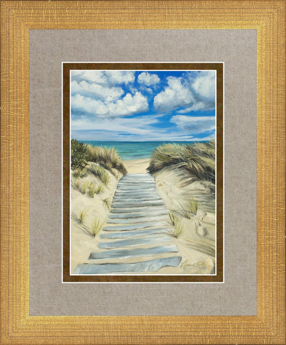 Enjoy the Beauty on your Broken Path Seashore