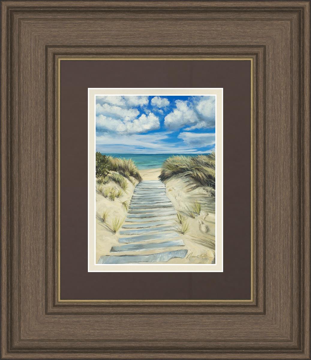 Enjoy the Beauty on your Broken Path Seashore