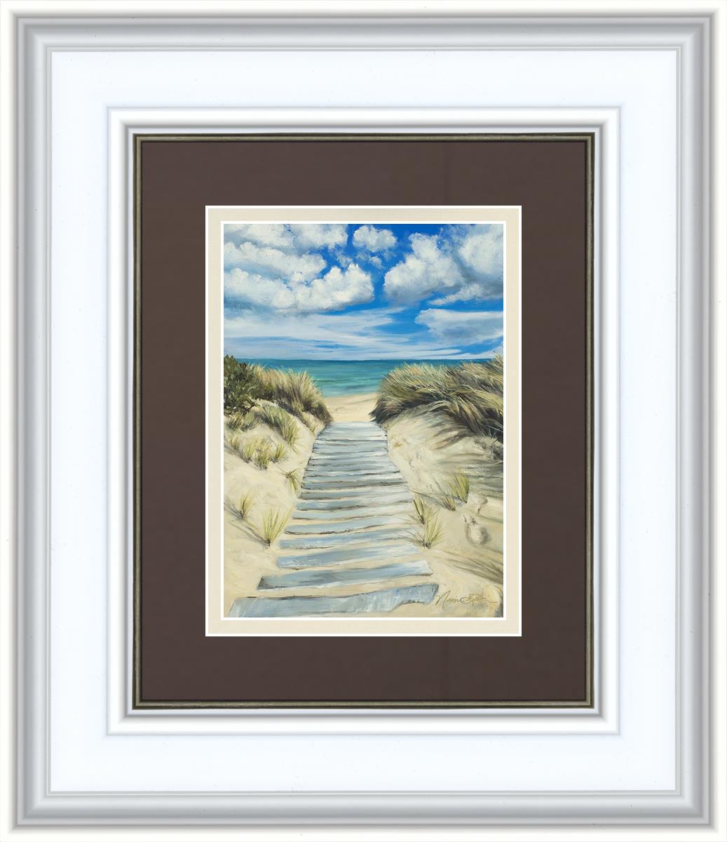 Enjoy the Beauty on your Broken Path Seashore