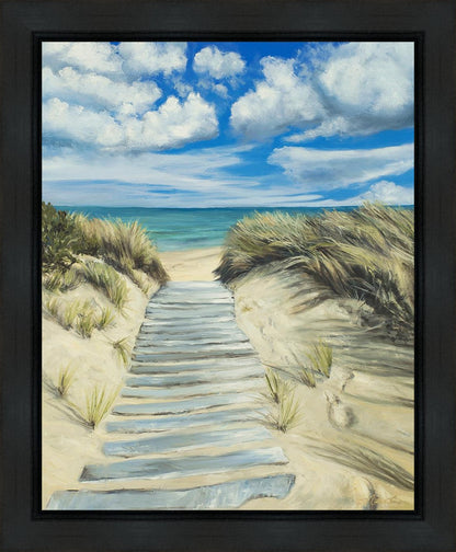 Enjoy the Beauty on your Broken Path Seashore