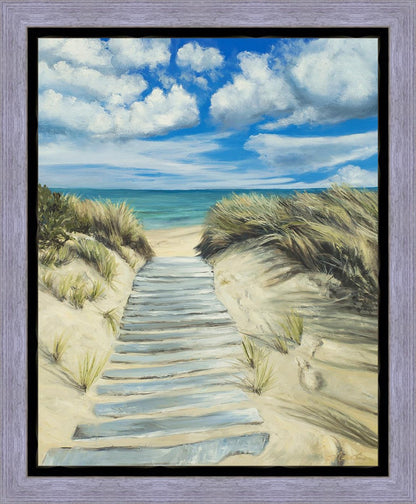 Enjoy the Beauty on your Broken Path Seashore