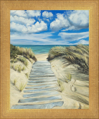 Enjoy the Beauty on your Broken Path Seashore