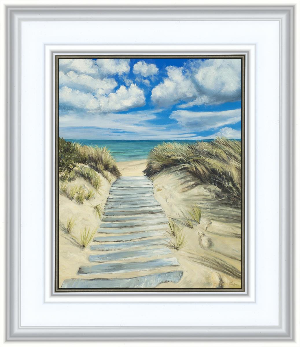 Enjoy the Beauty on your Broken Path Seashore
