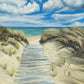 Enjoy the Beauty on your Broken Path Seashore