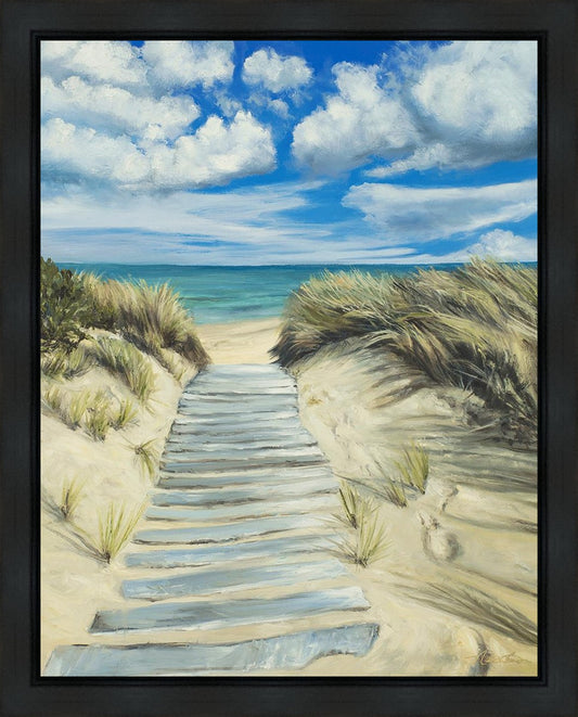 Enjoy the Beauty on your Broken Path Seashore Gallery Wrap