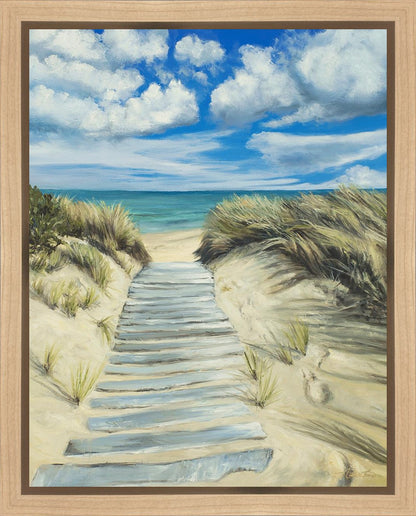 Enjoy the Beauty on your Broken Path Seashore