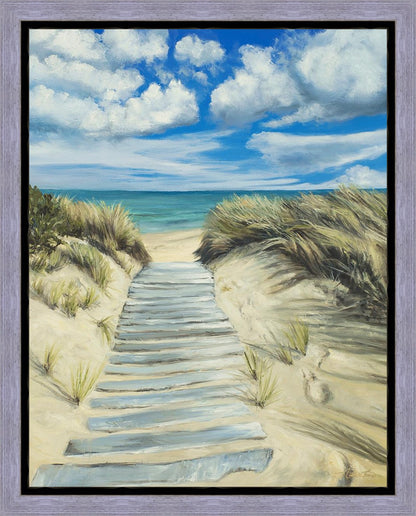 Enjoy the Beauty on your Broken Path Seashore